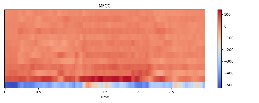 Audio MFCC feature